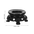 thumbnail image 7 of LOLIPPYY Wood Display Stand Black Carved Crystal Sphere Base for Home Decorative Globe and Orb Holder, 7 of 7