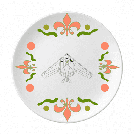 

Aircraft Equipment Military Flower Ceramics Plate Tableware Dinner Dish