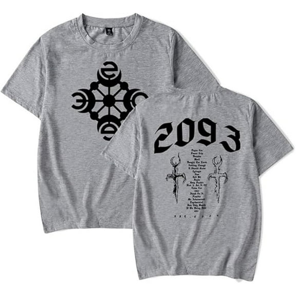 Yeat 2093 Merch T-shirt Summer Trend Print Short Sleeve Men And Women Hip-Hop Clothing