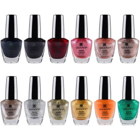 SHANY Collection métallique Nail Set polonais, 12 count