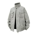 thumbnail image 1 of KIHOUT Men's Technical Shell Jacket - Waterproof Breathable Outer Layer with Fully Sealed Seams for Outdoor Protection, 1 of 3