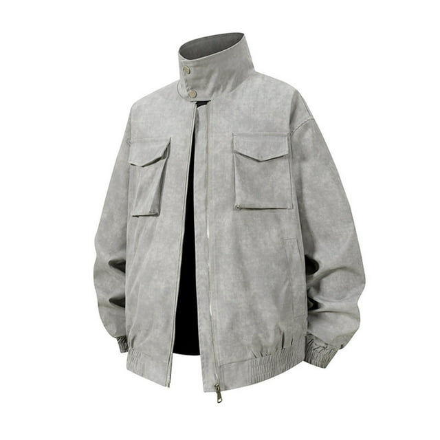 KIHOUT Men's Technical Shell Jacket - Waterproof Breathable Outer Layer with Fully Sealed Seams for Outdoor Protection