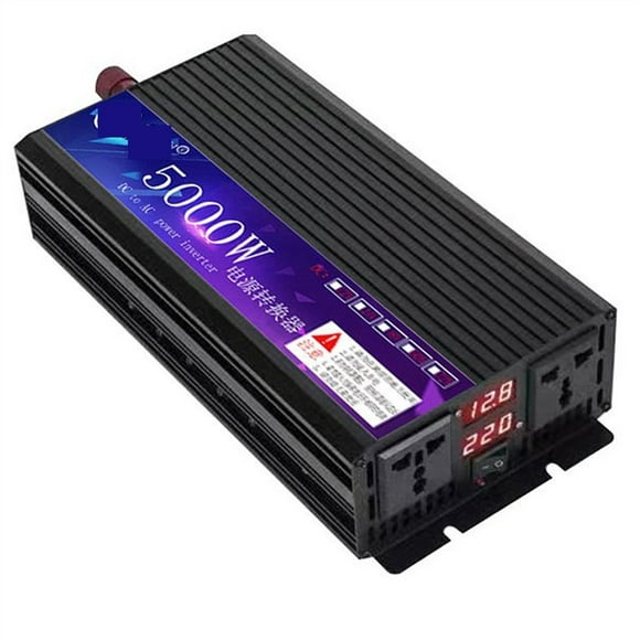 6000W Solar Pure Sine Wave Power Inverter 12V 220/110 Pure Sine Converter Home Solar Inverter Car Outdoor Bank Power Supply Exchange ,Safety