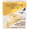 Godiva White Chocolate Vanilla Bean Instant Pudding Mix, 3.9 oz Box