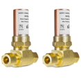 thumbnail image 1 of Three-Way Water Hammer Eliminator, 3/8 Inch OD X 3/8 Inch OD Female Threaded for Faucets, Dishwashe, 1 of 5