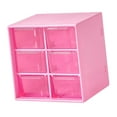 thumbnail image 1 of Organizador de cajones pequeño Macarena para escritorio 6 Cajones Rosa, 1 of 8