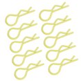 thumbnail image 4 of Peahefy RC Shell R Clips, 10pcs 8.3MM RC Car Shell Clip Rshape Métal Corps Clips Broches pour 1/5 1/6 1/8 RC Voiture, RC Shell Clips Broches, 4 of 8