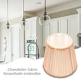 thumbnail image 6 of Troglfold small lampshade Lamp Cover Ceiling Lamp Shade Clip On Retro Style Lamp Shade Chandelier Cover,5.12"X5.12"X4.72", 6 of 10