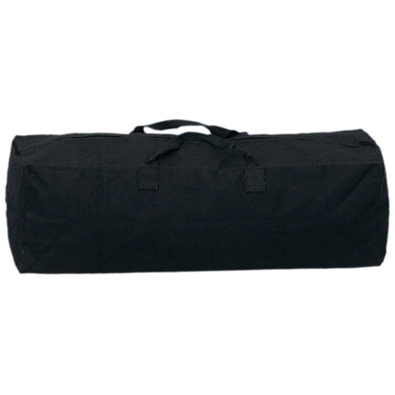 ADROIT 60" Black Canvas Long Travel & Storage Bag Size 60" x 8" x 8" Reinforced Nylon Handle Perfect Storage For Long Items Like Flags, Poles, Tripods, Fishing Rods, Skis, Golf Clubs