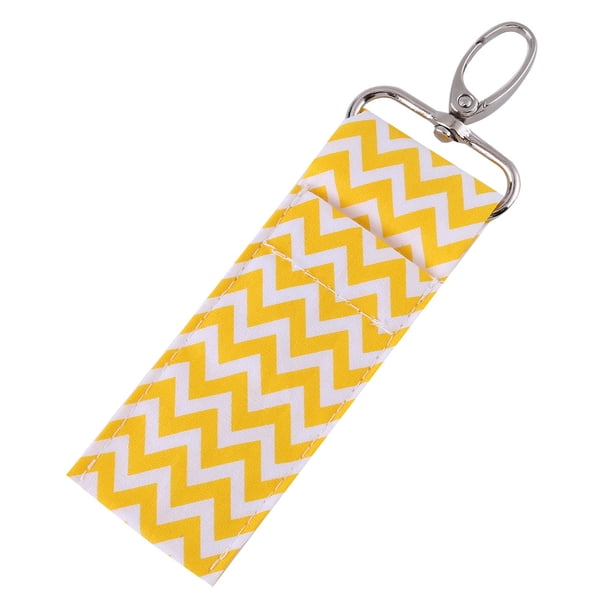 Lipstick Holder Chapstick Holder Wave Pattern Lipstick Holder Keychain Chapstick Pouch Bag Mothers Girls Gift ANGGREK Otros