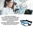 thumbnail image 4 of Gafas De Seguridad, Gafas De Protección Para Los Ojos, Gafas De Trabajo De Laboratorio Accesibles, Ajustables, Versátiles, Transpirables, Duraderas Para Exteriores, 4 of 7