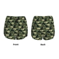 thumbnail image 3 of Fuzoiu Camouflage Shark Print Women's Athletic Shorts, Double-Layer Running Shorts with Pocket,Women's Workout Shorts for Yoga, Gym, and Workouts-XX-Large, 3 of 7