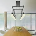 thumbnail image 2 of Sonneman S1G48K-JR180606-RP06 Suspenders Led 2-Tier Tandem Linear Pendant - Black, 2 of 7