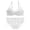 White, variant on Levmjia Women's Lace Lingerie Set Push Up Bras With Thin For Large Chest Daily Wear Comfortable And Breathable Bra And Panty Set For Valentine And Honeymoon Night