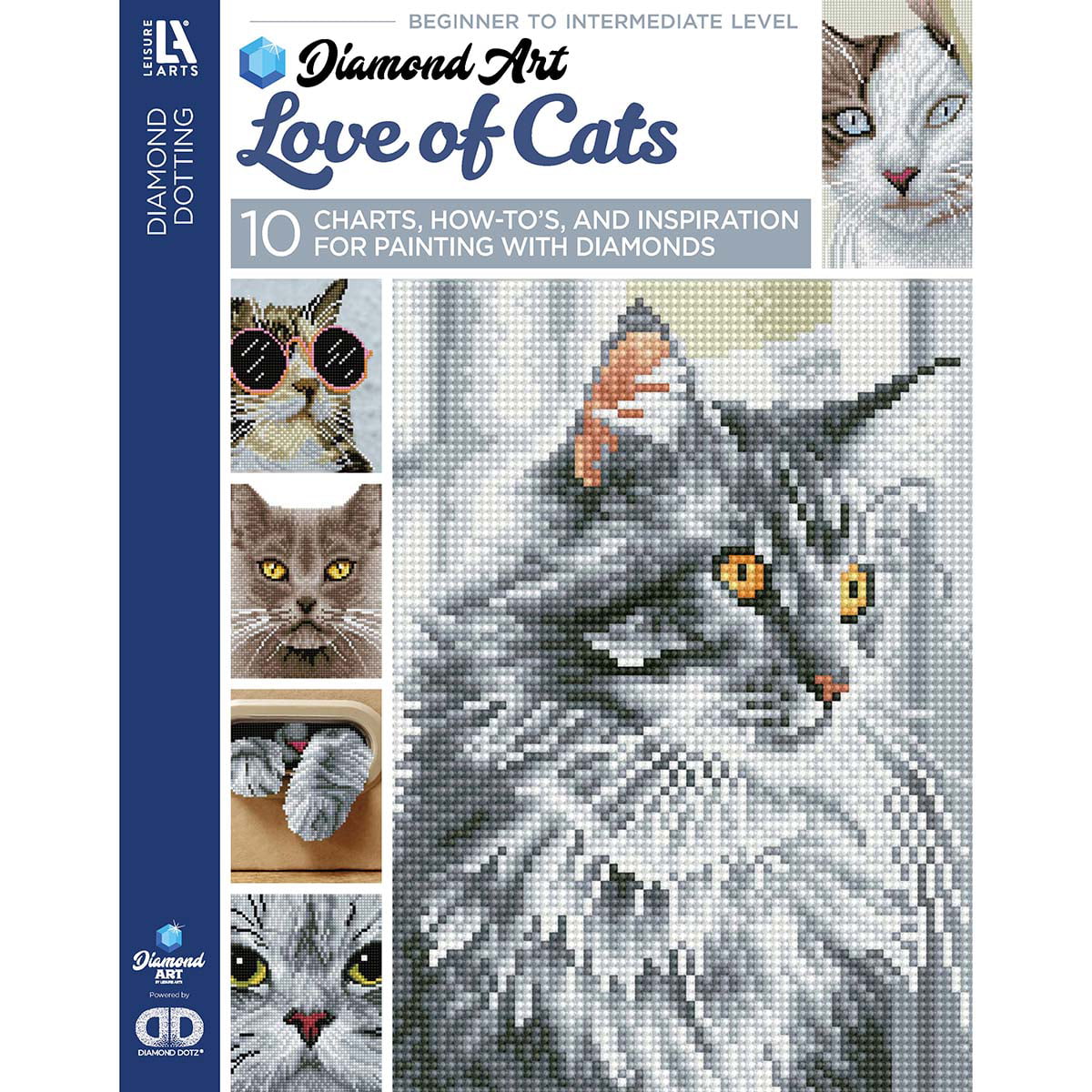 Leisure Arts® Love of Cats Diamond Art Book