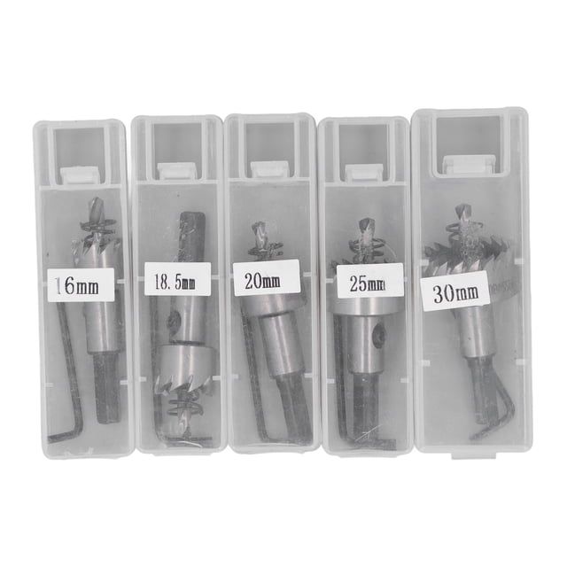 Oubit Steel Hole Saw Set,5 Pcs High Speed Hole Cutter Kit Hole Saw Kit Class Leading Features