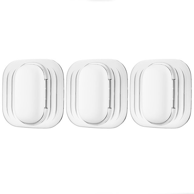 LCXmlly Adhesive Wall Protector Stickers Silicone Door Stopper Set Punch Free Mute Stickers for Door Handle Protection