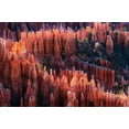 thumbnail image 2 of Li, Austin 32x23 Gold Ornate Wood Framed with Double Matting Museum Art Print Titled - Bryce Canyon At Sunset, 2 of 4