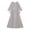 Grey, variant on Mother of The Bride Dresses 3 PCS 3/4 Sleeves Lace Appliques Chiffon Grandma of The Groom Maxi Dress with Jackets
