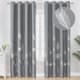 thumbnail image 1 of Cortinas opacas Estelar Textiler, color gris, 132 x 274 cm, 2 paneles, 1 of 9