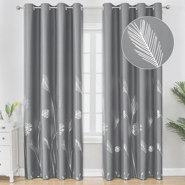 Cortinas Estelar Textiler 132 x 229 cm, color gris opaco térmico
