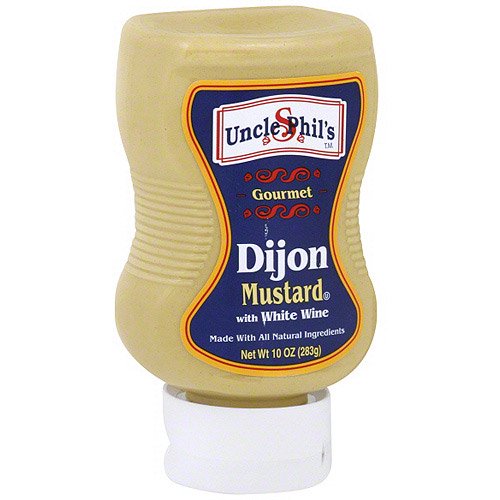 Uncle Phil's Dijon Mustard With White Wine, 10 oz (Pack of 6)