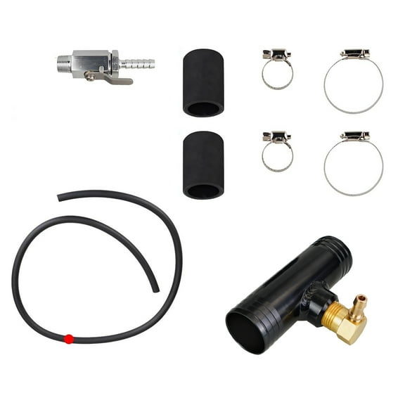 Diesel Fuel Tank Auxiliary Install Kit OE 11025 Electrophoresis Treated Black Tube Surface for Ford, Dodge, Chevy, GMC Trucks