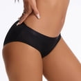 thumbnail image 5 of 1 Piece Leak-Proof Period Panties for Women, Mid-Waist Cotton Menstrual Underwear with Absorbent Layer for Everyday Comfort & Security Black XXXL, 5 of 6