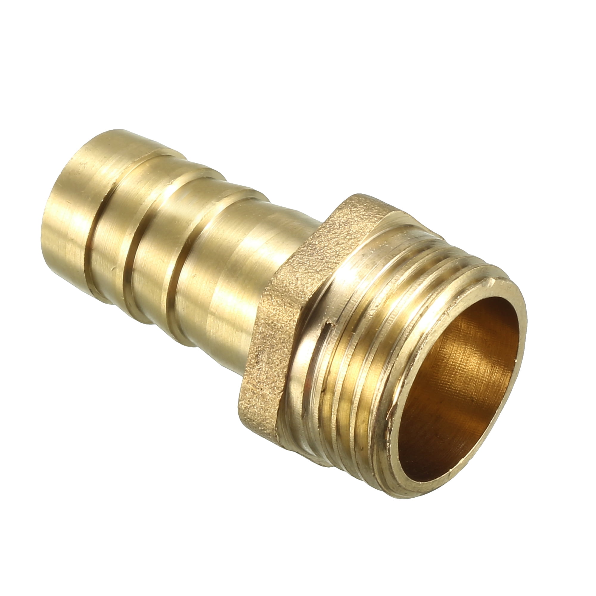 Brass Barb Hose Fitting Connector Adapter 14mm Barb x 1/2 PT Male Pipe