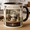 Black, variant on Tea House Mug Cozy Tea Lover Gift, Cottage Kitchen Style Mug for Tea Drinkers