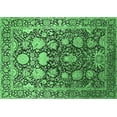 thumbnail image 1 of Ahgly Company Indoor Rectangle Oriental Emerald Green Industrial Area Rugs, 5' x 8', 1 of 4
