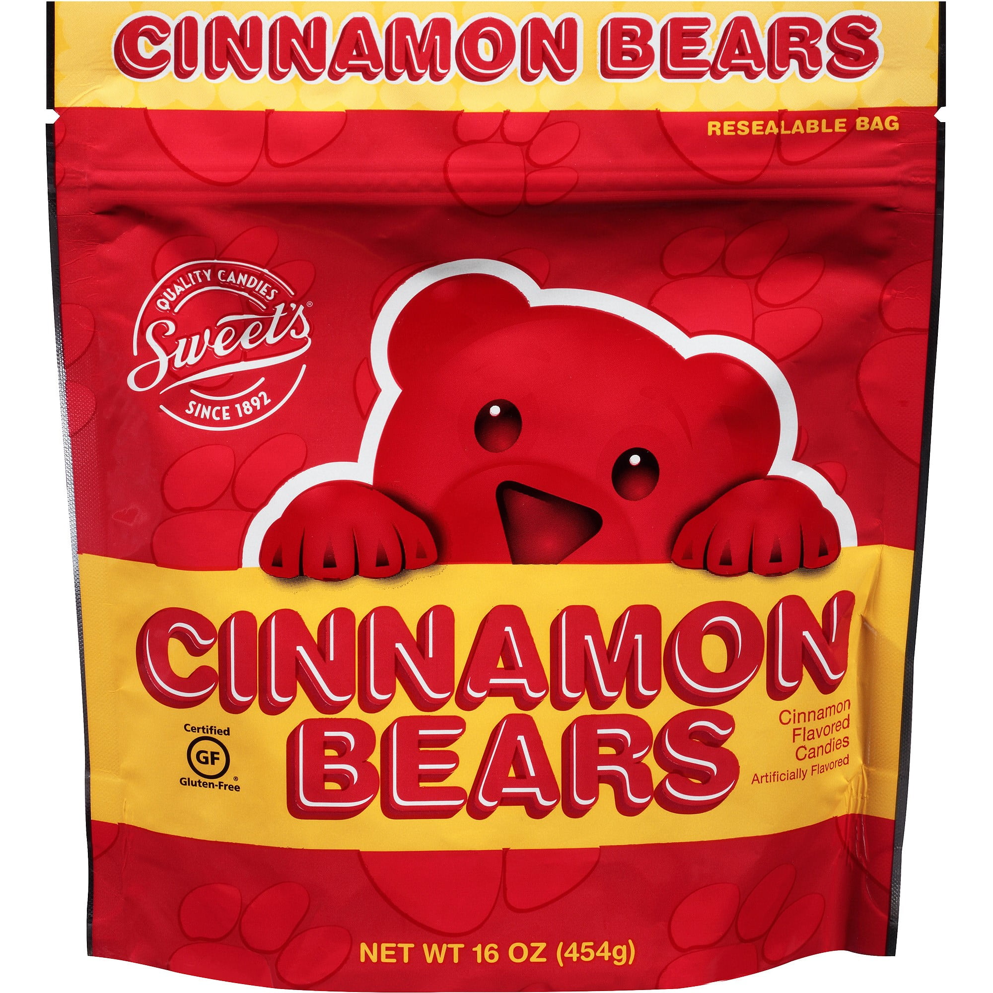 Sweet's Cinnamon Flavored Gummies Bear Candies, 16 Oz.