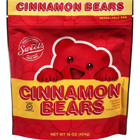 Sweet's Cinnamon Flavored Gummies Bear Candies, 16 (Best Gummy Bear Flavor)