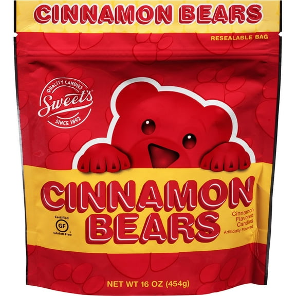 Sweet's Cinnamon Bears Cinnamon Flavored Candies, 16 oz