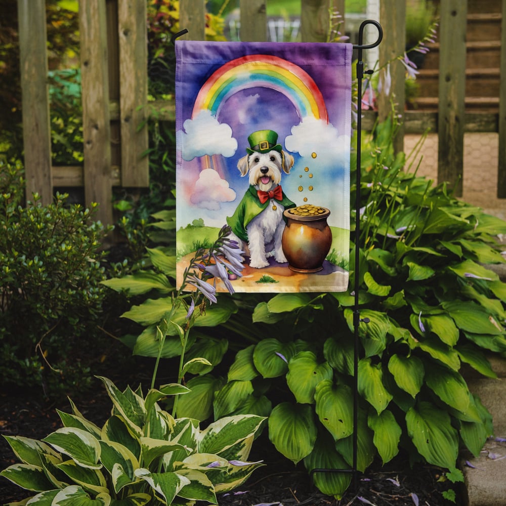Sealyham Terrier St Patrick's Day Garden Flag 11.25 in x 15.5 in