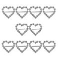 thumbnail image 2 of 10pcs Alloy Rhinestone Buckle Fashion Alloy Buckle Clothes Alloy Accessories Headwear Alloy Decor (Love Heart Style), 2 of 4