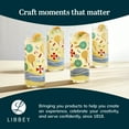 thumbnail image 6 of Libbey Vintage Beach Drinking Glasses Set of 4, Colorful, Retro Beach Design Glass Cups Set, Dishwasher Safe Water Glasses Set for Juices, Cocktails, 6 of 6
