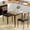 Retro color, variant on Huisuilinss Dining Table Set For 2,3-Piece Small Kitchen Table With Upholstered Chairs,Square Kitchen Table And Chairs Set Of 2 With Spiral Table Legs For Small Spaces Kitchen Apartment