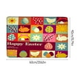 thumbnail image 3 of RyanK Easter Decorations Easter Day Door Mat - Front Door Mat - Bath Rug Super Absorbent Dry - Rubber Backing Non Slip Washable Bathroom Floor Mats -Green 16x24 IN, 3 of 8