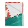 thumbnail image 2 of Hawaiian Soft Flannel Fleece Throw Blanket, Hawaii Sandy Coastline Sunny Day Surfboard Tropics Famous Honeymoon Destination, Cozy Plush for Indoor and Outdoor Use, 50" x 70", Sand Teal, by Ambesonne, 2 of 5