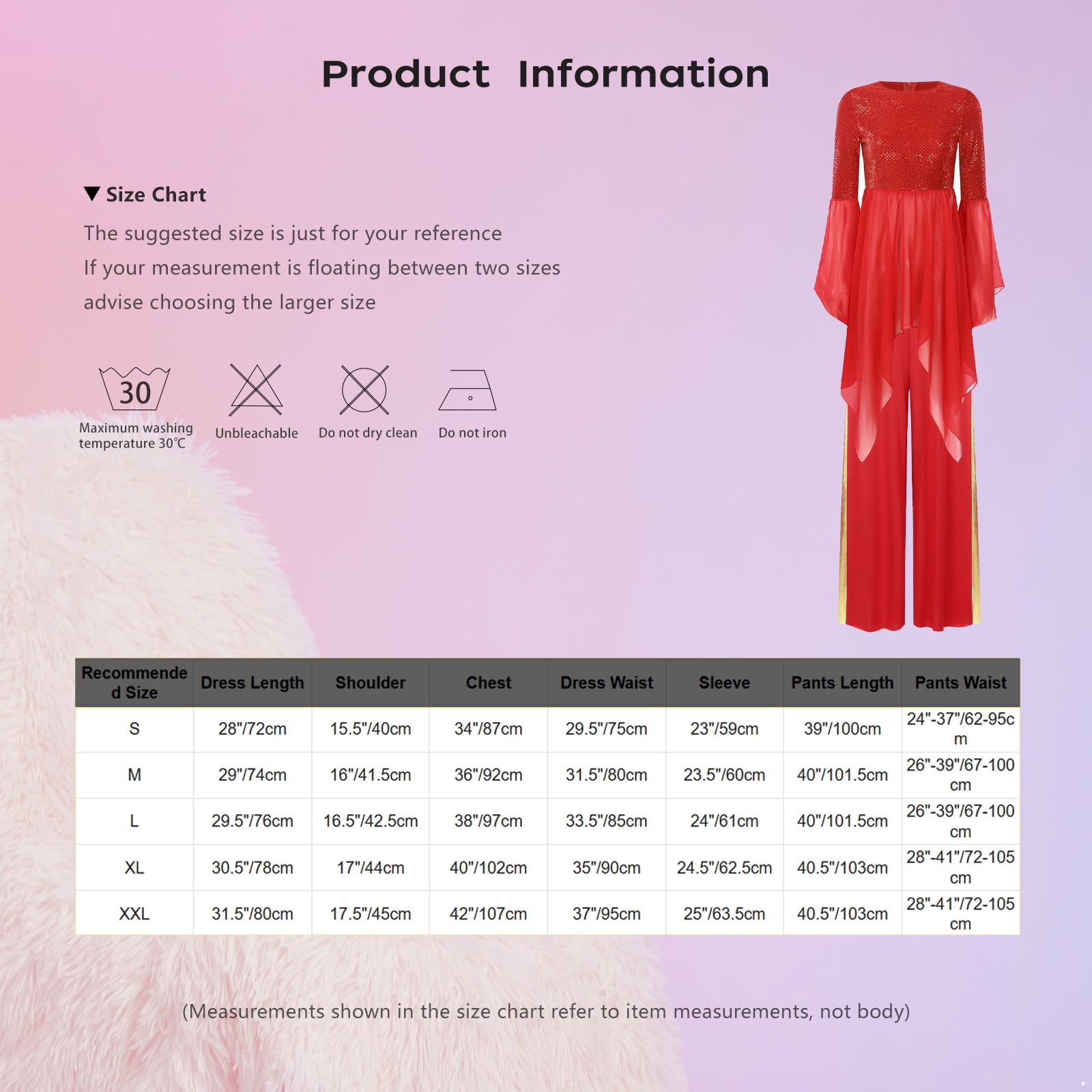 Women's Praise Dance Dress Outfit - Sleeveless Cross Sequins Liturgical Worship Dress With Wide-Leg Pants