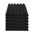 thumbnail image 2 of VEVOR Acoustic Foam Panels, 36 Pack 12 x 12 x 2 inches, High Density Soundproof Wall Panels, Acoustic Panels,Sound Dampening Absorbing Panels for Studio Wall and Ceiling,Black, 2 of 8