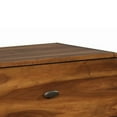 thumbnail image 4 of Benzara Wooden Nightstand with 2 Drawers, Dark Walnut Brown, 4 of 5