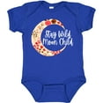thumbnail image 3 of Inktastic Baby Stay Wild Moon Child Crescent Moon with Flowers Girls Baby Bodysuit, 3 of 5