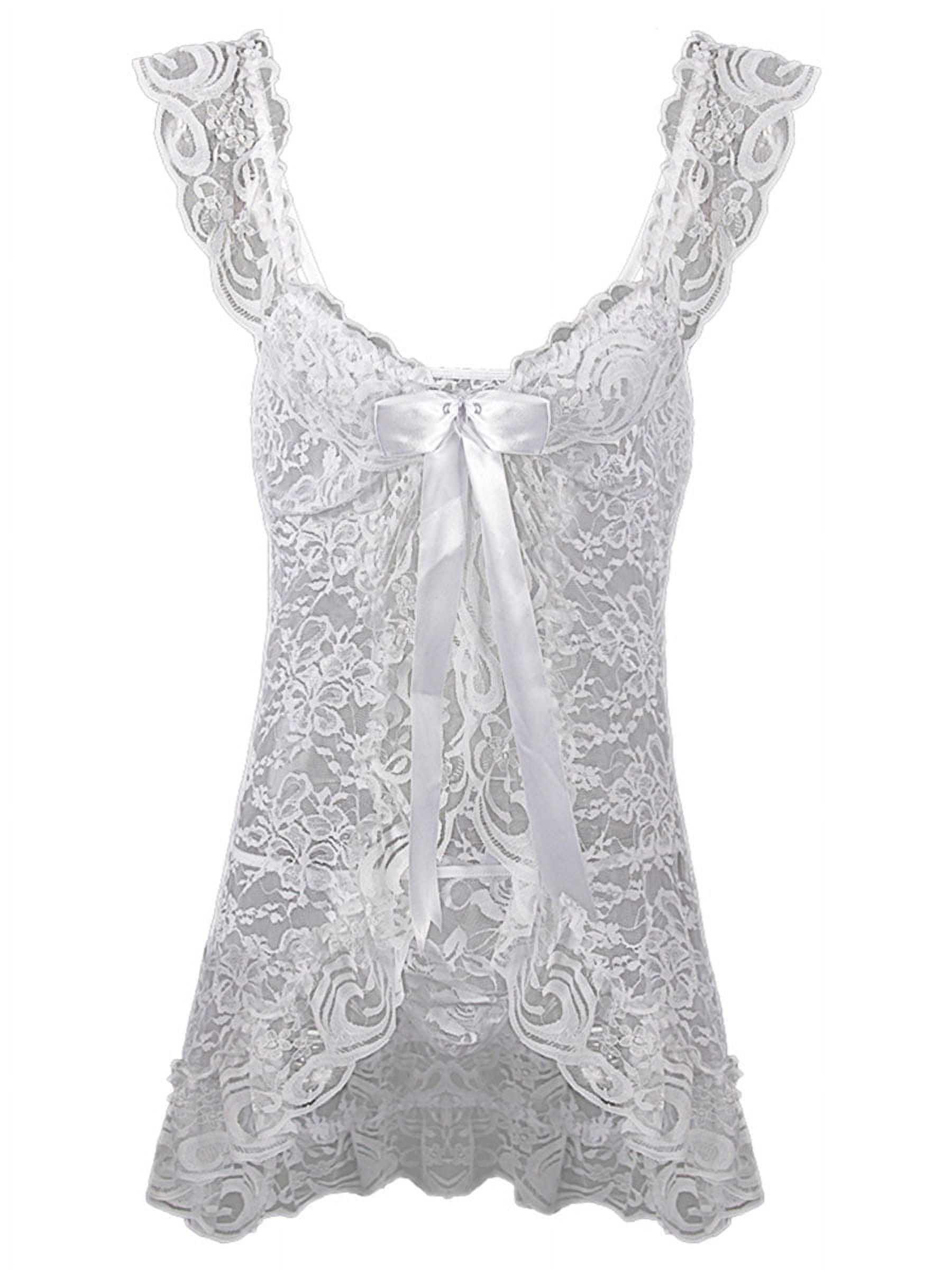 STARVNC Womens Chemise Lace Lingerie Babydoll Dress Sleepwear - image 3 of 6