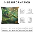 thumbnail image 5 of Orinice Bug Leaf Water Droplets Graphic Decorative Throw Pillow Cover for Home Couch Living Room Bed Sofa Car Bedroom - Year-Round Pillowcase 1PC 12x12in, 5 of 5