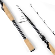 KastKing Casting Spinning Fishing Rods,Travel Rod with Titanium Solid Tip, Power Transition System-Megatron Titanium Telescopic Rod