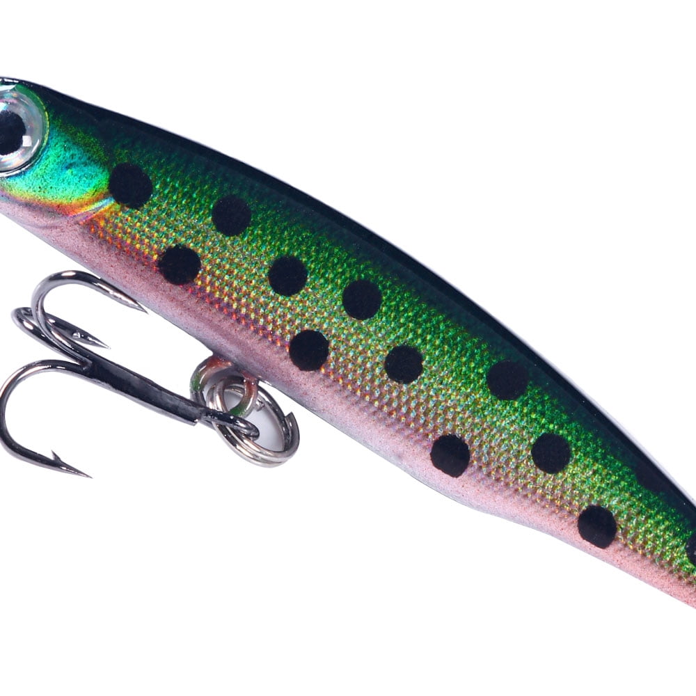 HENGJIA 8PCS Fishing Lures for Bass Pencil Plopper Bass Lures Topwater Minnow Lure Hard Baits Freshwater or Saltwater, 1.97in/0.12oz