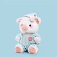 thumbnail image 2 of Cojín de peluche con forma de cerdito para niñas. Un peluche adorable y suave que proporcionará un sueño confortable y será el compañero de juegos ideal para tu pequeño., 2 of 6