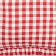 thumbnail image 3 of VHC Brands Farmhouse Red Country Buffalo Check Cotton Annie Bedding Square Euro Sham, 3 of 6